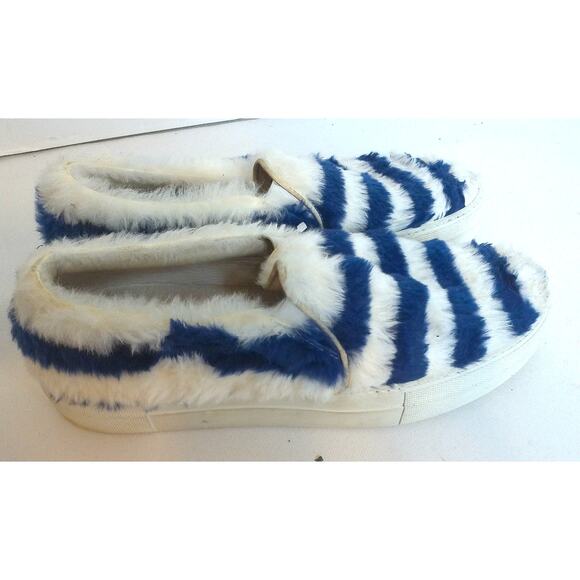 Joshua Sanders By Byte Giuliana Tesa Rex Rabbit Fur Slip On Sneaker Size 40 - Picture 2 of 8